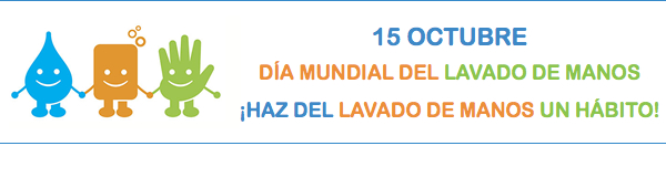 15 de octubre - Día mundial del lavado de manos.